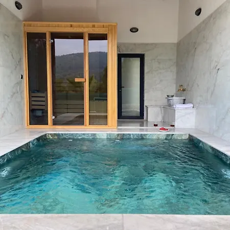 Luxury Stone House With Turkish Hamam, Sauna, Indoor And Outdoor Pool In Fethiye Вилла *