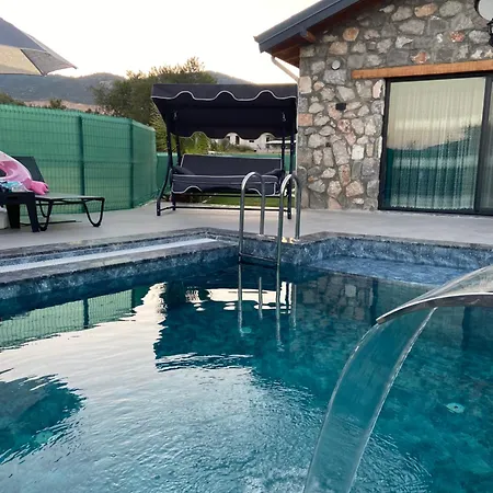 Luxury Stone House With Turkish Hamam, Sauna, Indoor And Outdoor Pool In Fethiye