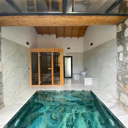 Вилла Luxury Stone House With Turkish Hamam, Sauna, Indoor And Outdoor Pool In Fethiye
