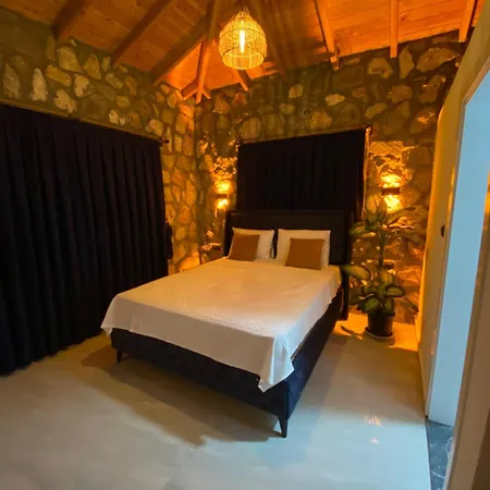 Villa Luxury Stone House With Turkish Hamam, Sauna, Indoor And Outdoor Pool In Fethiye *