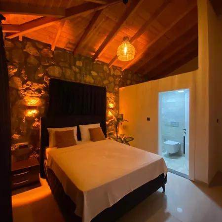 Luxury Stone House With Turkish Hamam, Sauna, Indoor And Outdoor Pool In Fethiye Villa