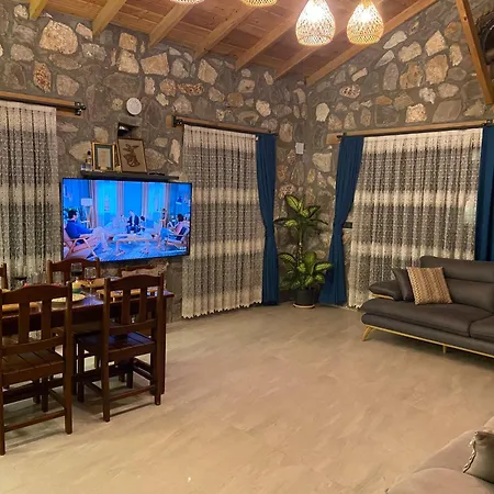 Luxury Stone House With Turkish Hamam, Sauna, Indoor And Outdoor Pool In Fethiye * Mugla