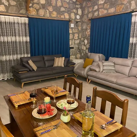 Villa Luxury Stone House With Turkish Hamam, Sauna, Indoor And Outdoor Pool In Fethiye