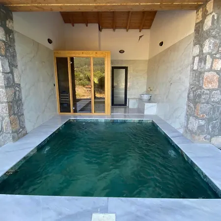 Luxury Stone House With Turkish Hamam, Sauna, Indoor And Outdoor Pool In Fethiye Villa *