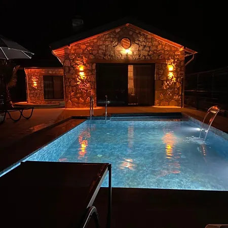 Villa Luxury Stone House With Turkish Hamam, Sauna, Indoor And Outdoor Pool In Fethiye *