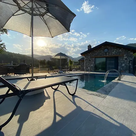 Luxury Stone House With Turkish Hamam, Sauna, Indoor And Outdoor Pool In Fethiye * Mugla