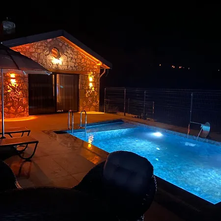 Villa Luxury Stone House With Turkish Hamam, Sauna, Indoor And Outdoor Pool In Fethiye Mugla