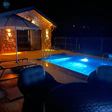 Luxury Stone House With Turkish Hamam, Sauna, Indoor And Outdoor Pool In Fethiye Villa *