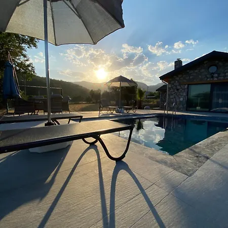 Luxury Stone House With Turkish Hamam, Sauna, Indoor And Outdoor Pool In Fethiye *