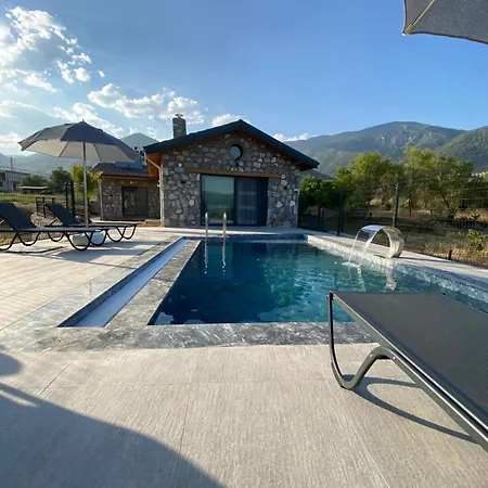 Villa Luxury Stone House With Turkish Hamam, Sauna, Indoor And Outdoor Pool In Fethiye *