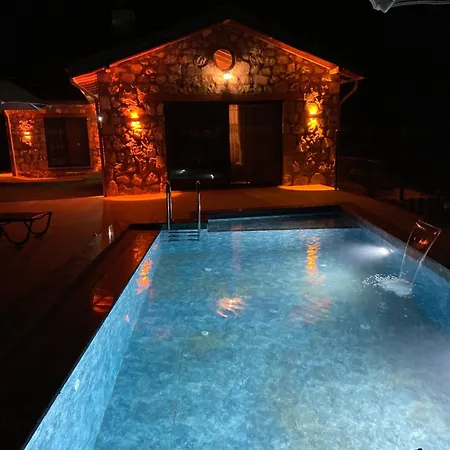 Luxury Stone House With Turkish Hamam, Sauna, Indoor And Outdoor Pool In Fethiye *