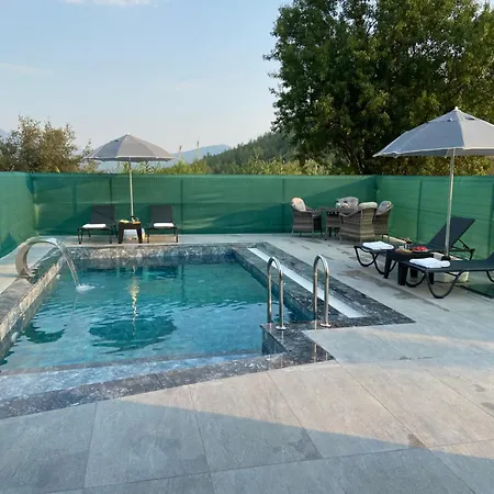 Luxury Stone House With Turkish Hamam, Sauna, Indoor And Outdoor Pool In Fethiye
