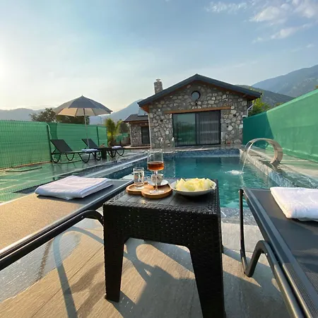 Villa Luxury Stone House With Turkish Hamam, Sauna, Indoor And Outdoor Pool In Fethiye Muğla