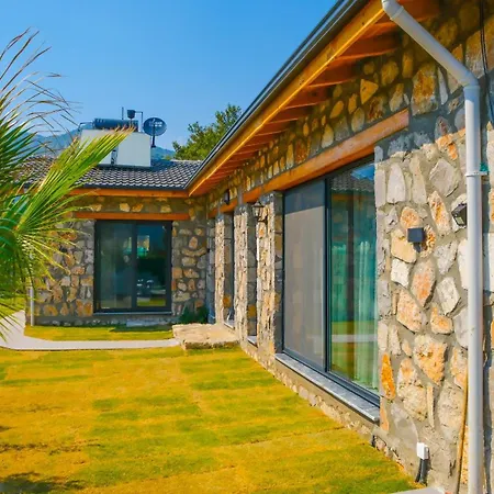Villa Luxury Stone House With Turkish Hamam, Sauna, Indoor And Outdoor Pool In Fethiye
