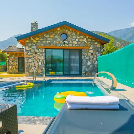 Luxury Stone House With Turkish Hamam, Sauna, Indoor And Outdoor Pool In Fethiye