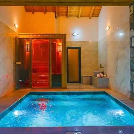 Luxury Stone House With Turkish Hamam, Sauna, Indoor And Outdoor Pool In Fethiye